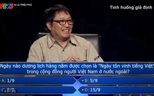 Người thầy 'chạm mặt' câu hỏi 15 Ai là triệu phú: Kiến thức đến từ đâu?